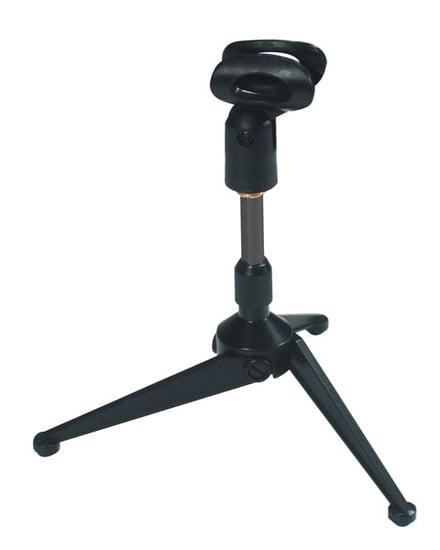 Quik Lok A118 Desktop Mic Tripod Stand W/Clip