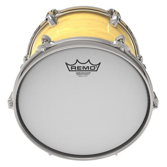 Remo Ambassador Smooth White Coated Drum Head 12in- Special Order