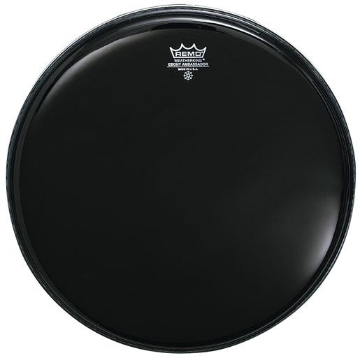 Remo Ebony Ambassador Bass Drum Head (20in)