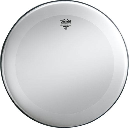 Remo Powerstroke 3 Smooth White Bass Drum Head with No Stripe (18in)