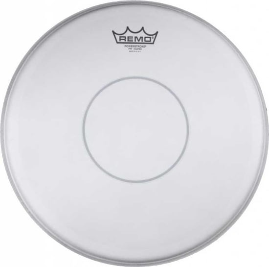 Remo Powerstroke 77 Coated Snare Head with Clear Dot (10in)