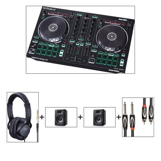 Roland DJ-202 DJ Controller Home DJ Bundle