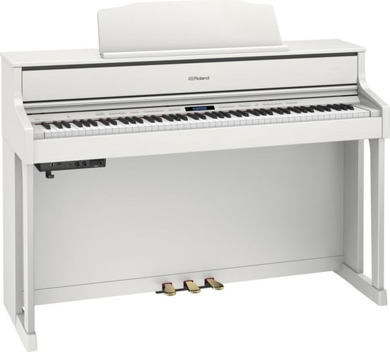 Roland HP-605 Digital Piano (White)