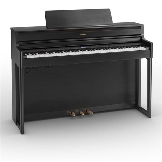 Roland HP-704 Digital Piano, Charcoal Black