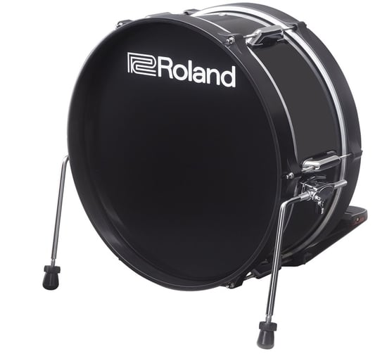 Roland KD-180L-BK V-Drums Acoustic Design Kick Drum Pad, 18in