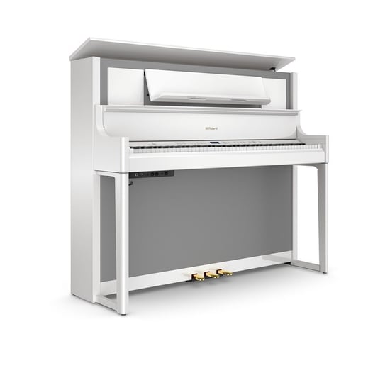 Roland LX708 Digital Piano, Polished White