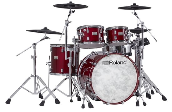 Roland VAD706 V-Drums Acoustic Design Kit, Gloss Cherry