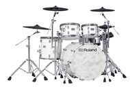 Roland VAD706 V-Drums Acoustic Design Kit, Pearl White