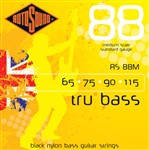 Rotosound RS88M Tru Bass Black Nylon Medium Scale (65-115)