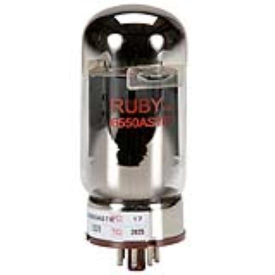 Ruby Tubes 6550ASTR (Pair) CH Tube Hot