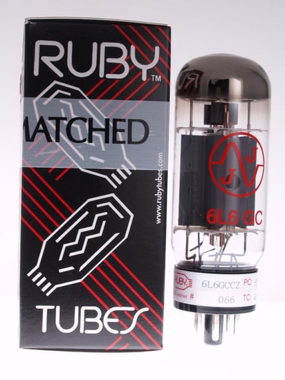 Ruby Tubes 6L6GC Quartet Tube Cool