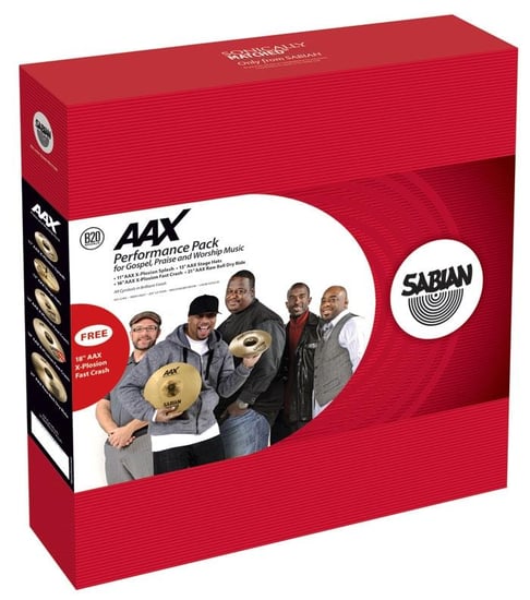 Sabian AAX PW1 Performance Set Plus 18in X-Plosion Fast Crash