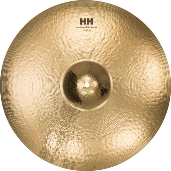 Sabian HH Remastered Medium Thin Crash (18in, Brilliant) - Special Order