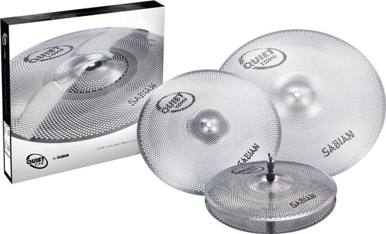 Sabian Quiet Tone Practice Cymbal Set, 14in,16in, 20in  