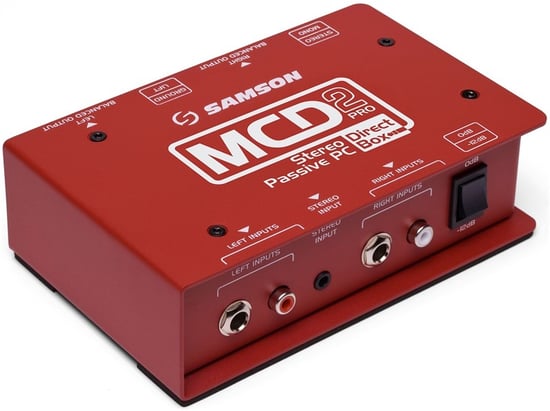 Samson MCD2 Pro Stereo Computer/DJ Direct Box