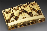 Schaller 3D Bass Bridge Tailpiece, Lowest 13mm, Gold