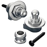 Schaller Strap Locks (Satin Chrome)