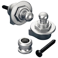 Schaller Strap Locks (Satin Chrome)