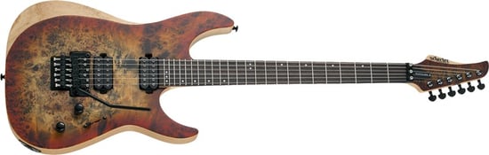 Schecter Reaper-6 FR, Floyd Rose, Inferno Burst