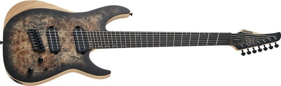 Schecter Reaper-7 MS, 7 String, Charcoal Burst