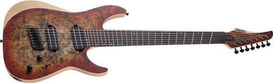 Schecter Reaper-7 MS, 7 String, Inferno Burst