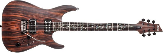 Schecter C-1 Exotic Trem, Ebony