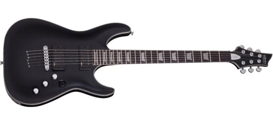 Schecter C-1 Platinum Electric Guitar (Satin Black)