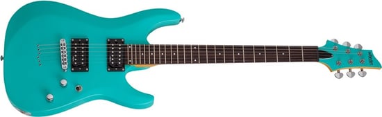 Schecter C-6 Deluxe, Satin Aqua