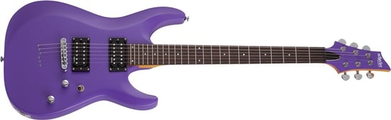 Schecter C-6 Deluxe, Satin Purple