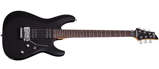 Schecter C-6 FR Deluxe Electric Guitar (Satin Black)