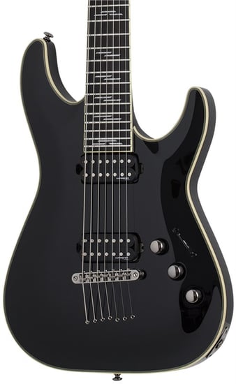 Schecter C-7 Blackjack, Gloss Black