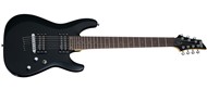 Schecter C-7 Deluxe, 7-String, Satin Black