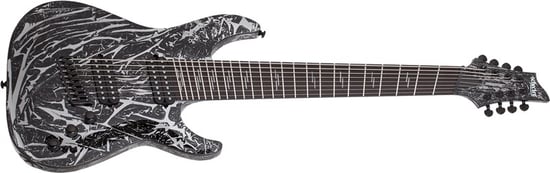 Schecter C-8 MS Silver Mountain