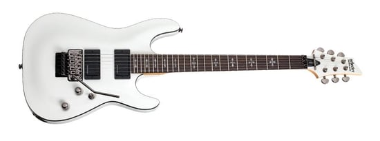 Schecter Demon-6 FR, Floyd Rose, Vintage White