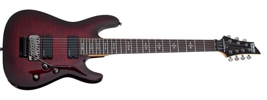 Schecter Demon-7 FR (Crimson Red Burst)