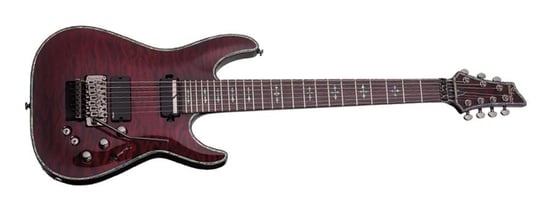 Schecter Hellraiser C-7 FR S, 7-String, Floyd Rose, Sustainiac, Black Cherry