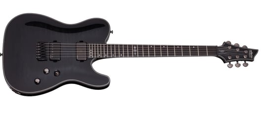 Schecter Hellraiser Hybrid PT, Trans Black Burst