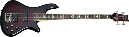 Schecter Stiletto Extreme-4 Bass, Black Cherry