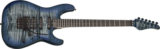 Schecter Sun Valley Super Shredder III FR, Floyd Rose, Sky Blue Burst