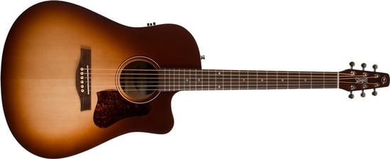 Seagull Entourage Dreadnought CW QIT Electro Acoustic, Autumn Burst