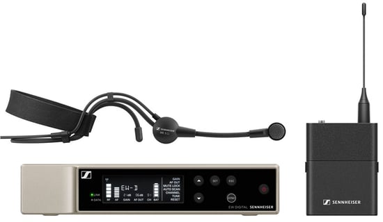 Sennheiser EW-D ME3 SET Wireless Headmic Microphone System, Channel 38 