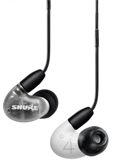 Shure AONIC 4 Wired Sound Isolating Earphones, White