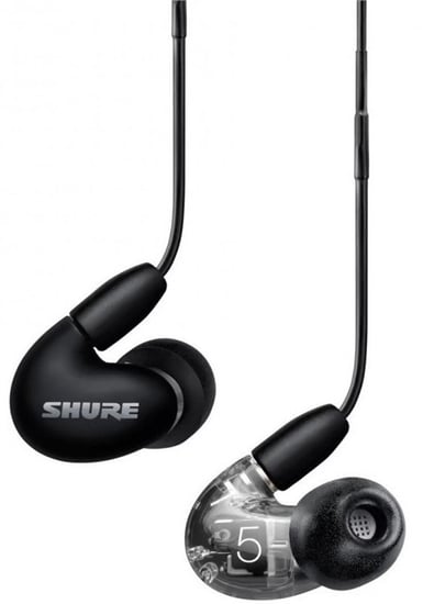 Shure AONIC 5 Wired Sound Isolating Earphones, Black