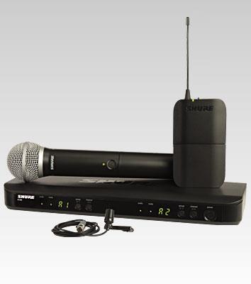 Shure BLX1288/CVL Dual Channel Combo Wireless System