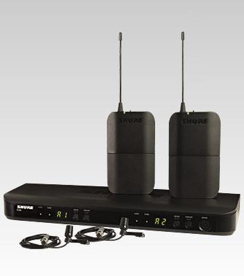 Shure BLX188UK/CVL Dual Channel Lavalier Wireless System