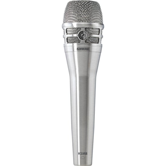 Shure KSM8 Dualdyne Vocal Microphone, Brushed Nickel