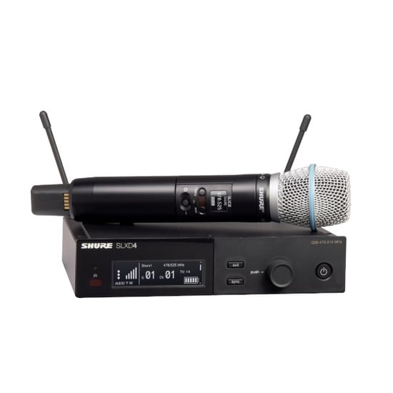 Shure SLXD24/B87A Digital Handheld Wireless Vocal System with Beta 87A Microphone