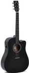 Sigma DMCE-BKB Dreadnought Electro Acoustic, Black