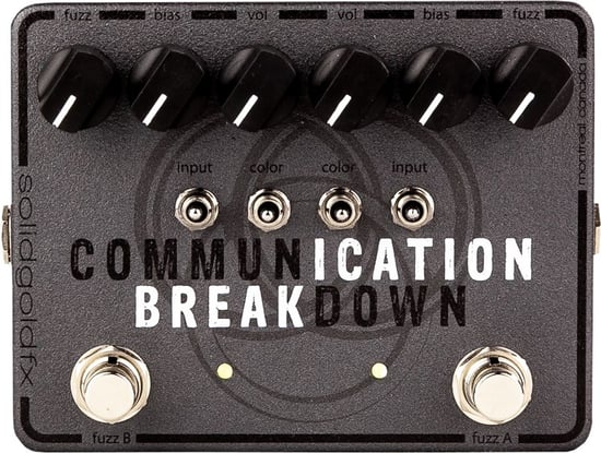 SolidGoldFX Communication Breakdown Fuzz Pedal