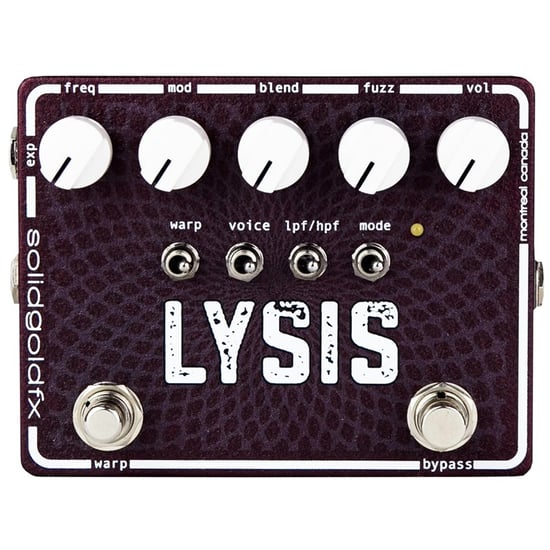 SolidGoldFX Lysis Octave Fuxx Modulator Pedal